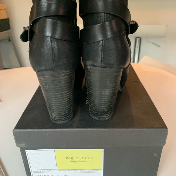 Rag & Bone Harrow Booties Size 10 - Picture 5 of 6